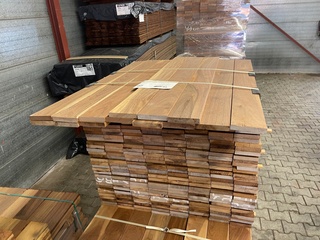 Ca. 315x Ipé Planken Geschaafd Country Grade, 21x120mm, lengte 266/65c